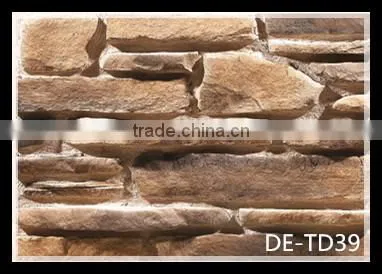Popular indoor decorative TV background stone wall panels
