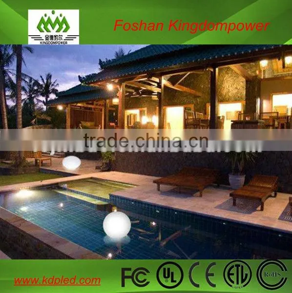 Cordless LED waterproof flashing pebble light for garden