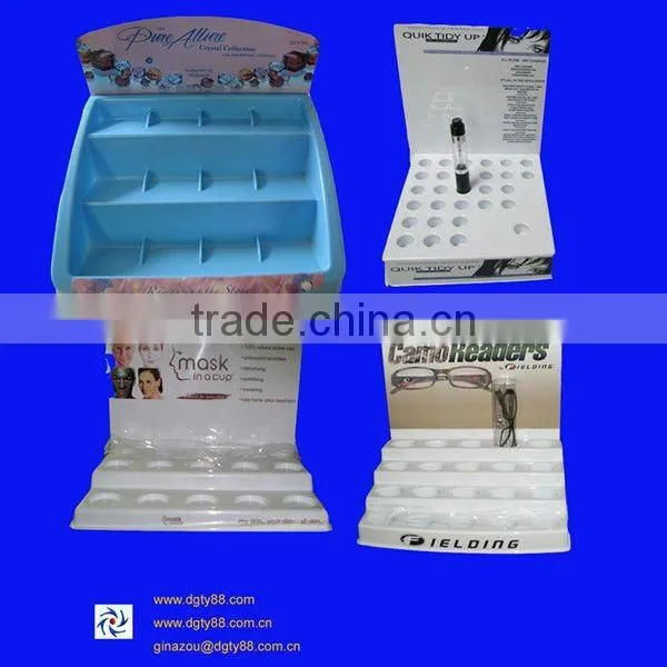 vacuum forming plastic cosmetic tray,plastic display