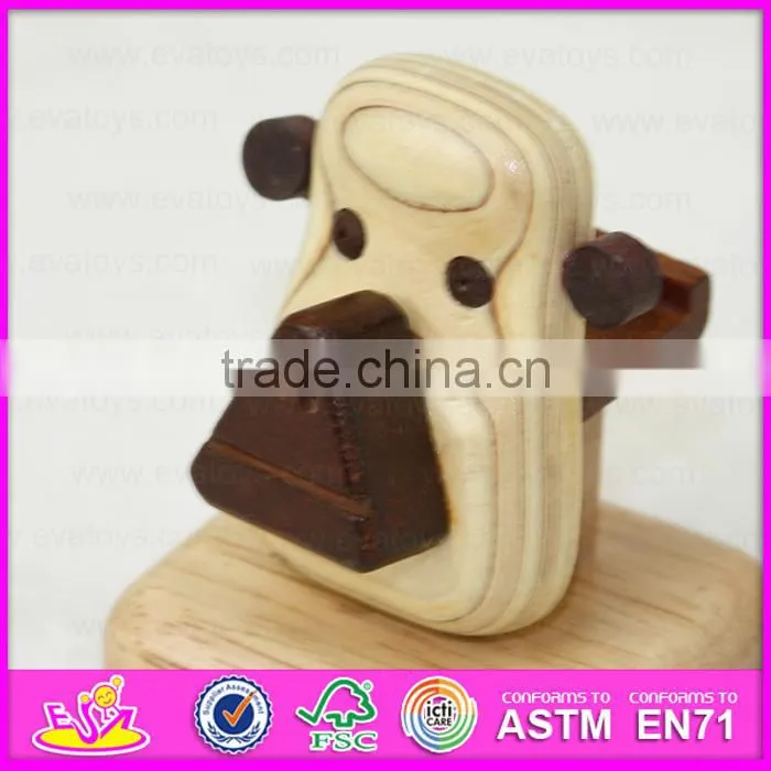 2015 Home decoration Animal eyeglass holders,wooden crafts animal style eyeglass holder,Christmas eyeglass holder toy W02A091