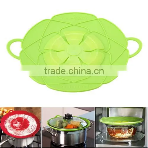 Silicone Pot Flower Silicone lid Spill Stopper Silicone Lid Cover