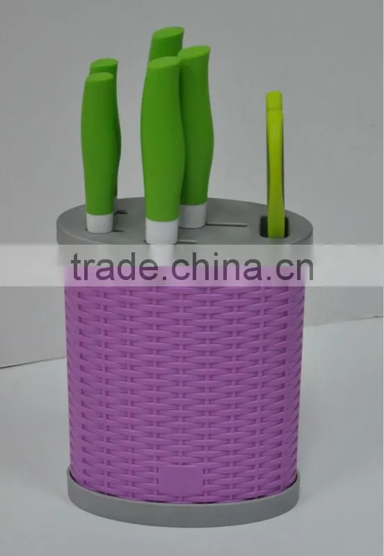 blade non-stick knife set