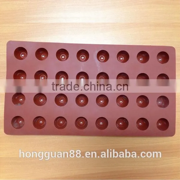 New arrival food grade silicone 32 cups silicone chocolate molds chocolate maker Online selling silicone cake molds