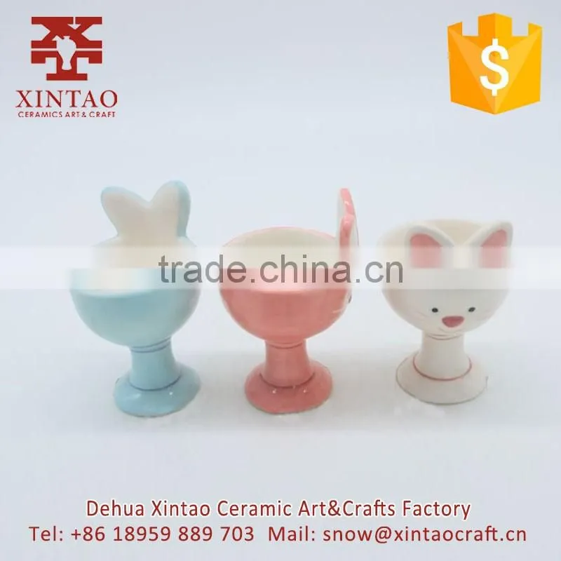 Hot sell to USA market black porcelain egg cup ceramic coffee cups eggs cup