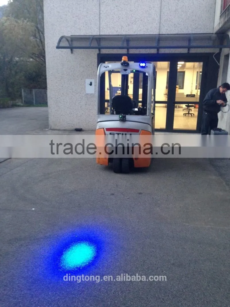 110v 58v Blue Led Spot Work Light 6W Oval forklift Lamp led headlight for forklift