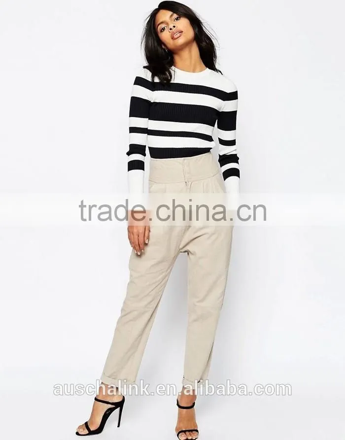 best selling girls high waist harem trousers low price