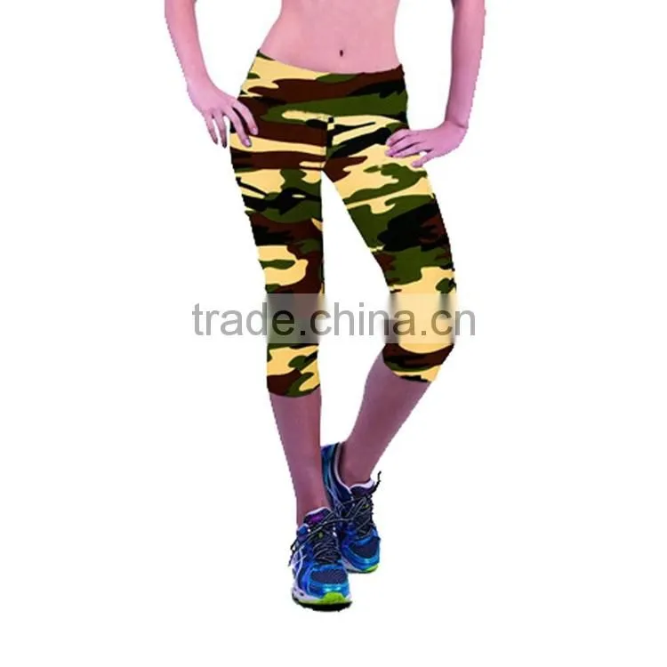 Factory custom women new design Yoga Pants and fitness capri Leggings