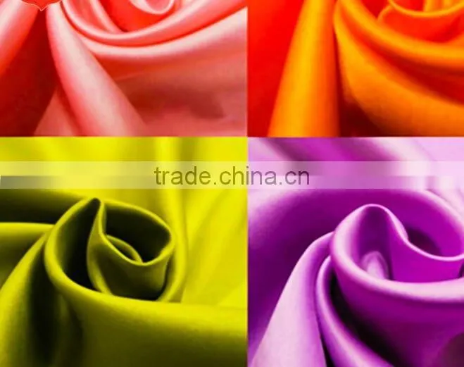 Factory Custom100*200D fancy cheap polyester matte western satin fabric
