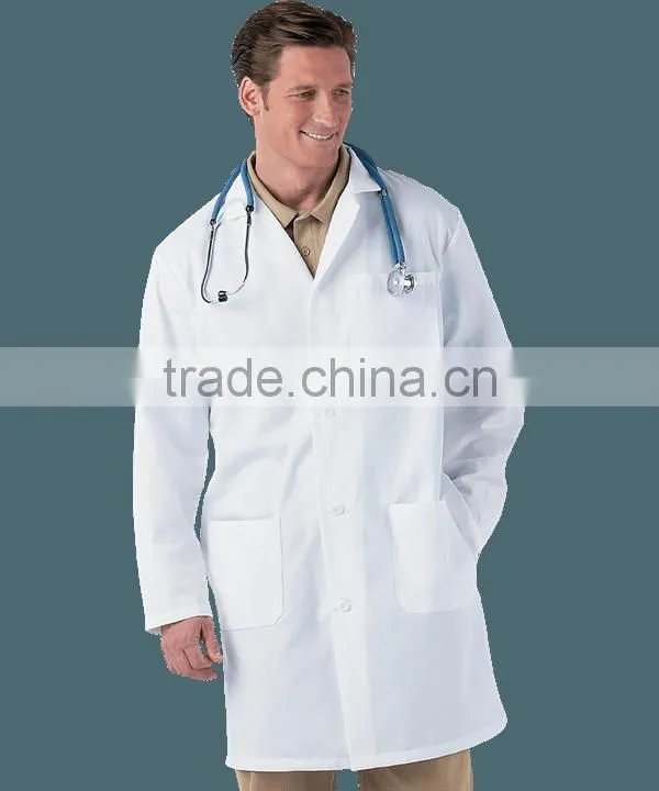 2016 Wholesale New Style Hospital Uniforms Lab Coat for Doctors