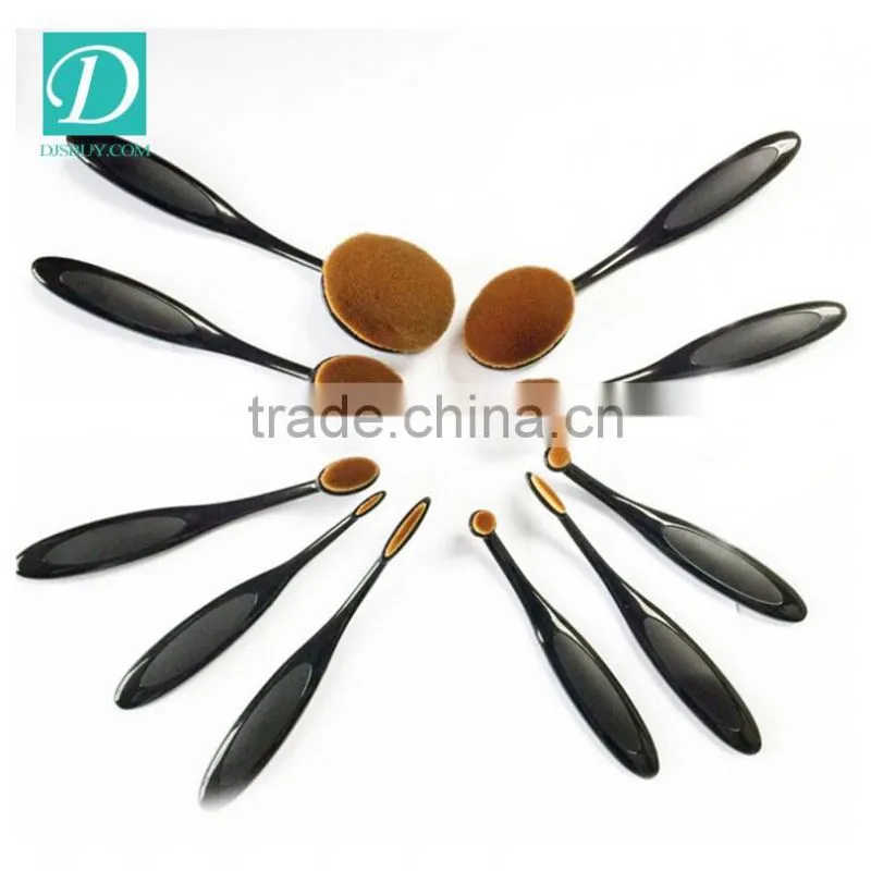 Professional Make Up Case 10PCS Makeup Brushes