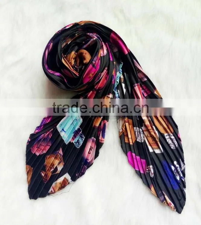 EY0017A best sale colorful printing friendly polyester elephant print scarf
