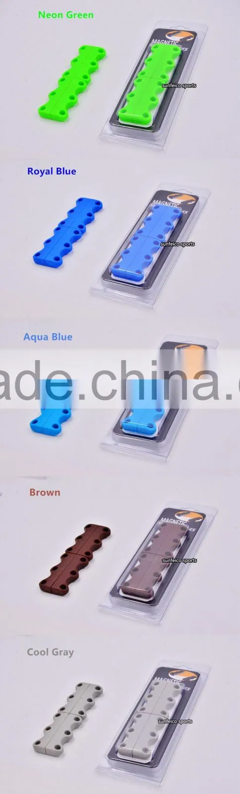 Novelty Sneaker Shoe Buckles No-Tie Magnetic Closure Casual Shoelace Amazon Supplier provide UPC Barcode label service