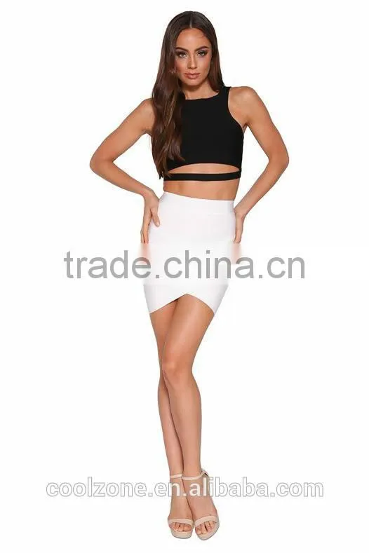 Latest bandage design 5 colors lady skirt,mature women in hot skirts