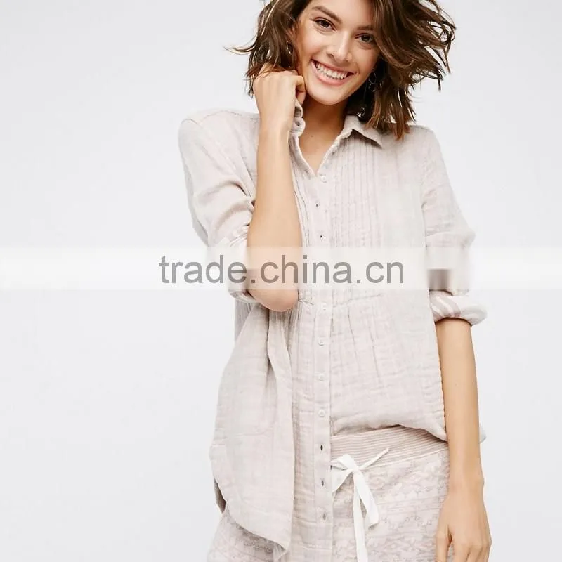 2017 new arrival fashion top quality comfortable cotton shirt