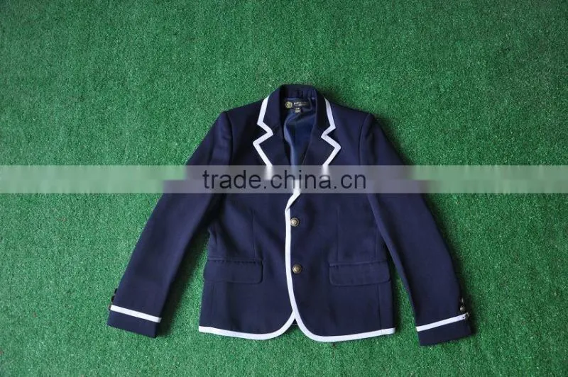 high quality classic design primary school uniform jacket