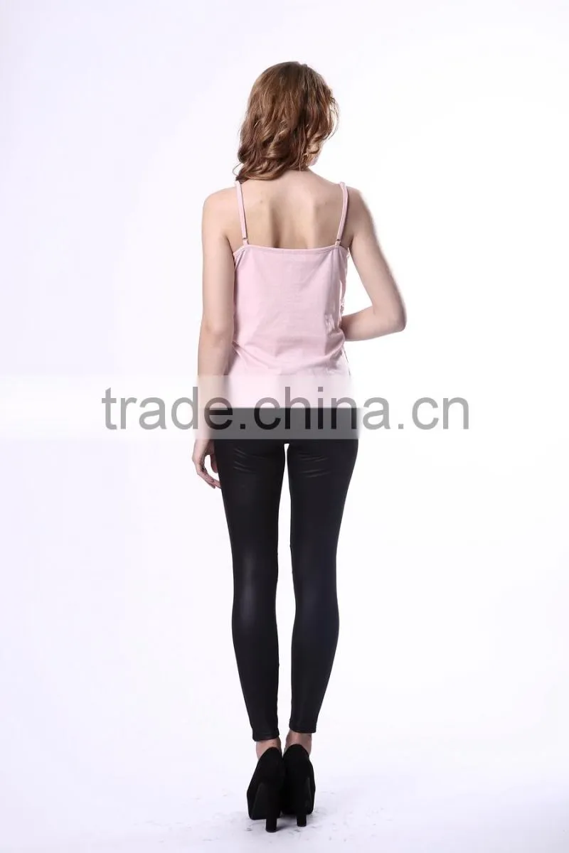 Women's lace spaghetti strap camo tank top for women