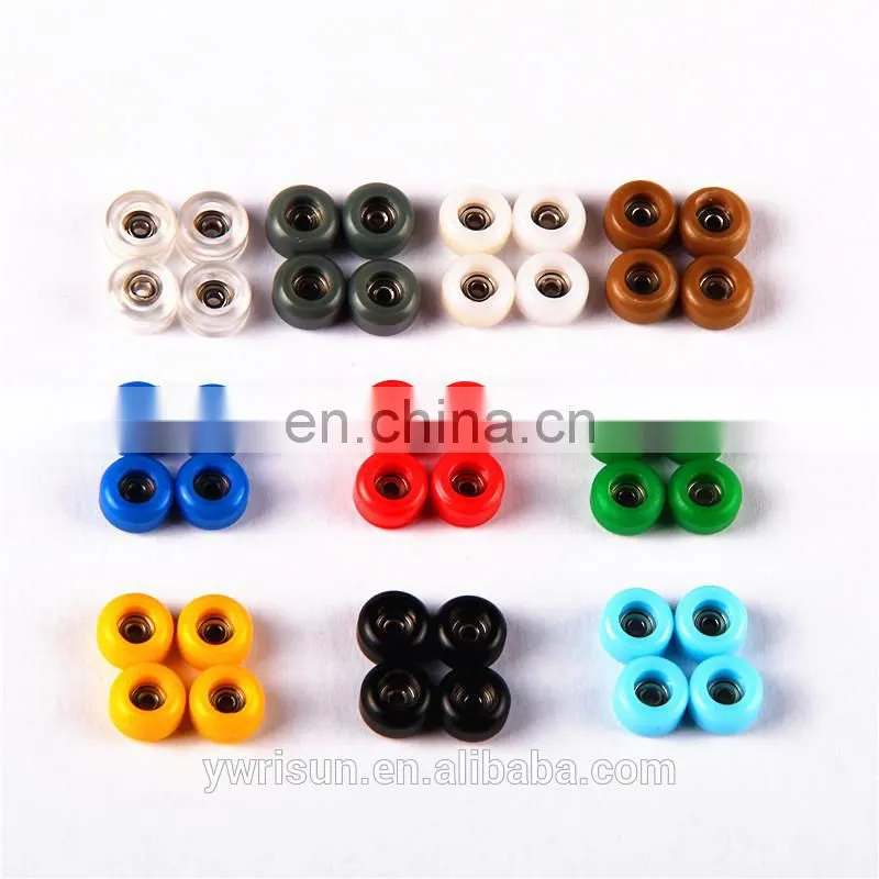 WFSN0004 Wholesale Finger skateboard Blue Wheels Mini Fingerboard Bearing Wheels