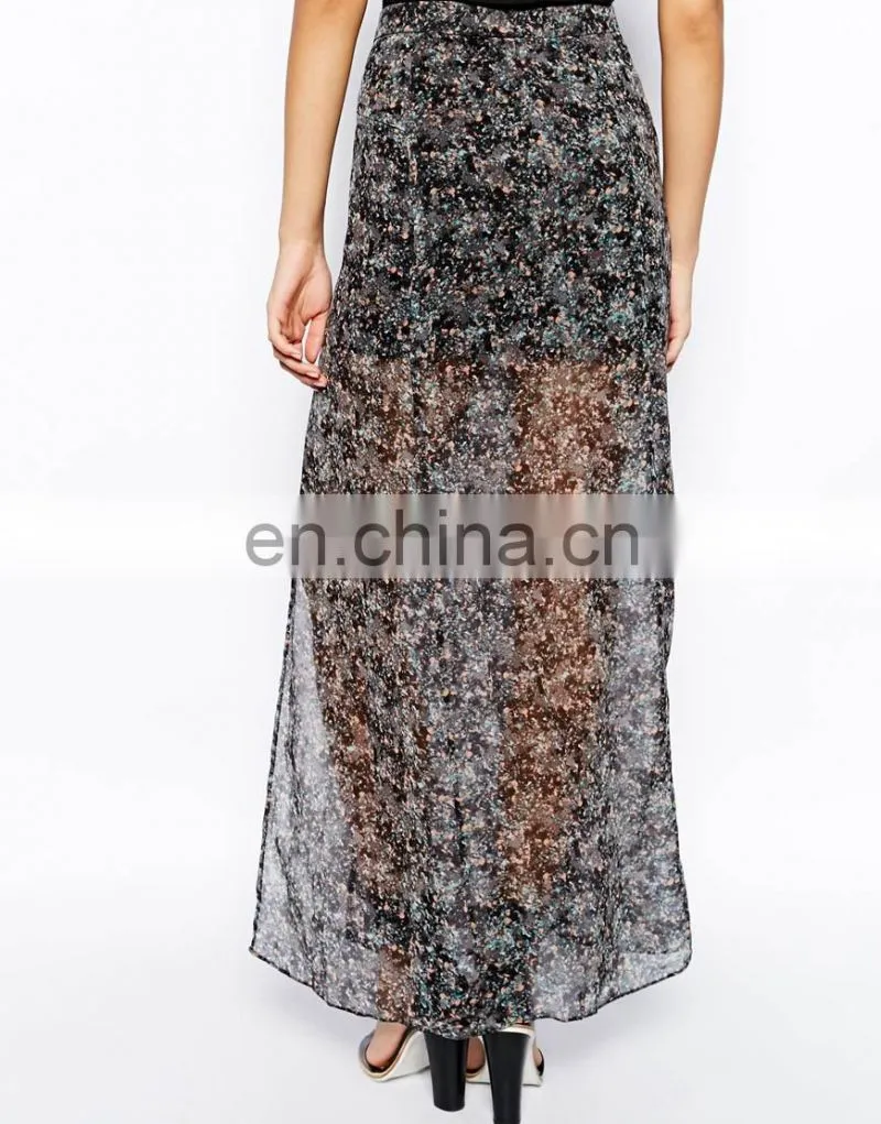 2014 Summer Elegant Mature Women Traditional Long Skirt