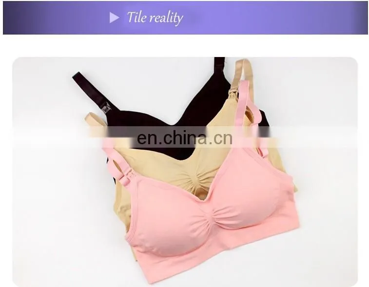 Women's Padded Maternity Underwire Nursing Bra with Full Sling