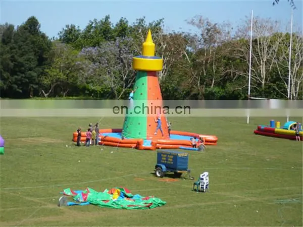 Cheap Giant Inflatable Climbing/inflatable rock climbing slide