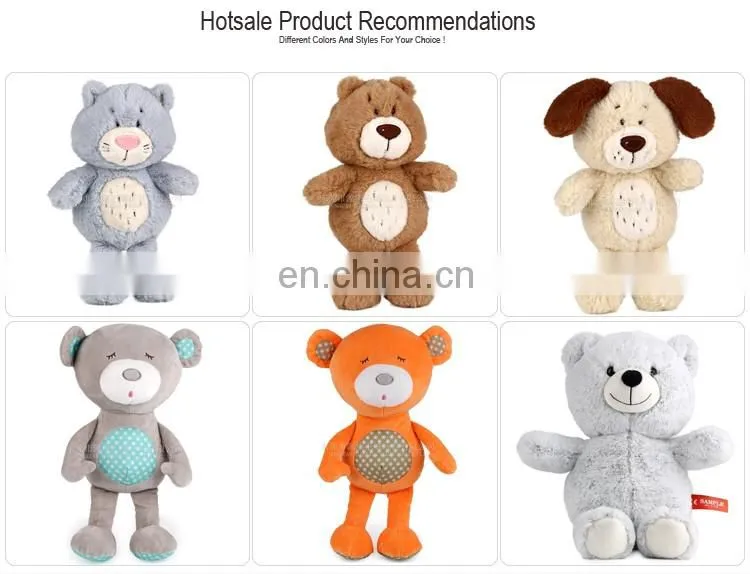 Promotional plush pink teddy bear