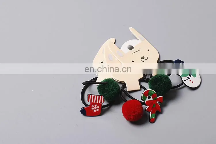 Chirstmas trendy hot sale wmen&kids hair rope