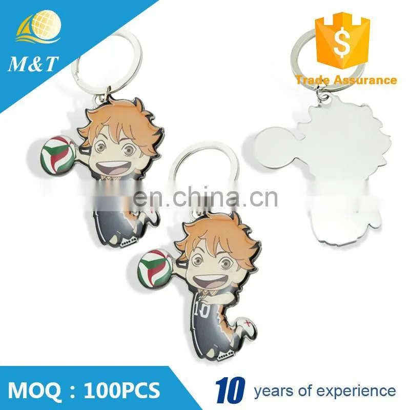 2016 cheap promotional gift metal sport keychain