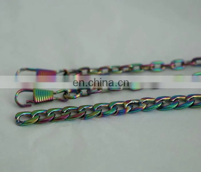 manufacturer supply metal snap hooks with chain for bag handle