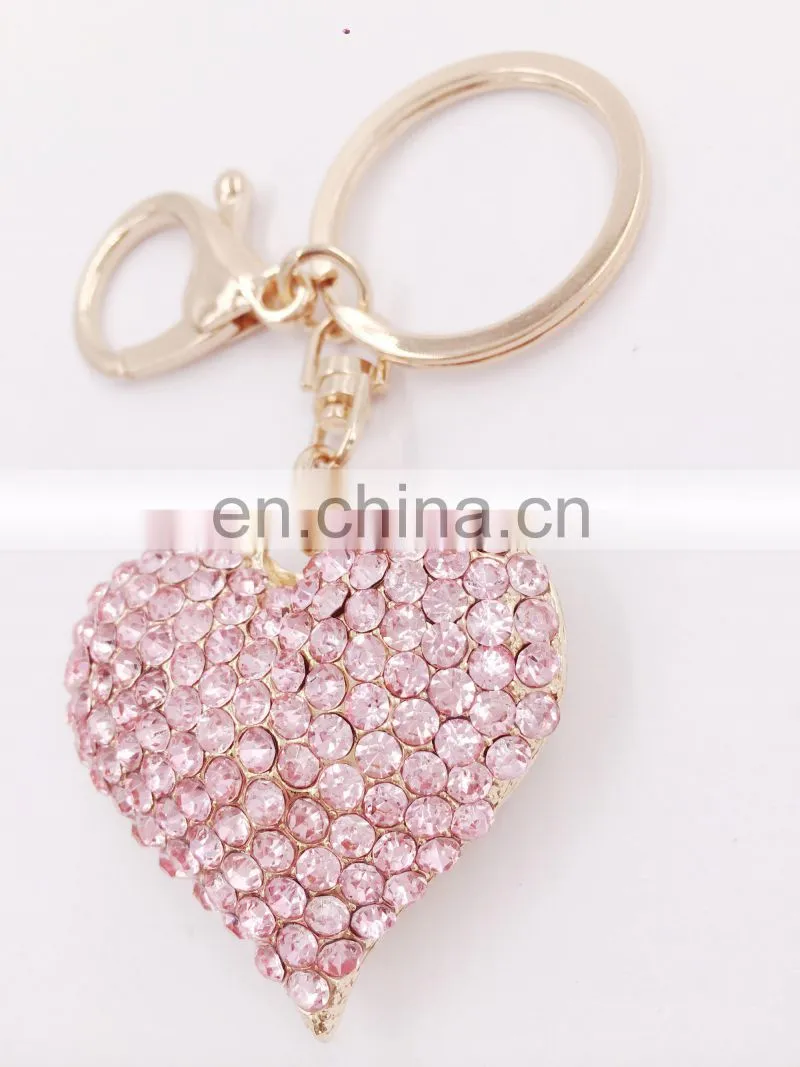 Wholesale Cheap Custom Quality Heart Shaped Key Chain For Souvenir