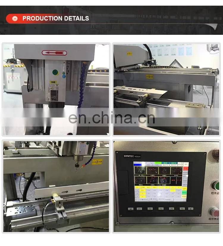 Cnc 3 axis industry aluminum profile milling drilling machine