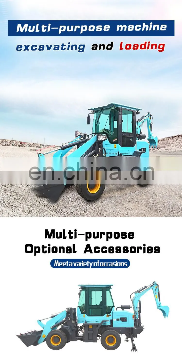 price of front loader and excavators excavating and loading machine in China