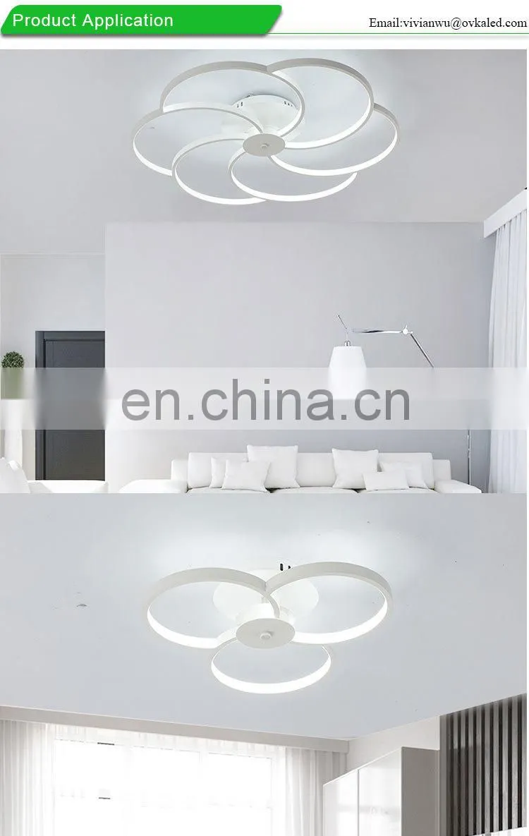 2018 New Surface Mounted Simple Balcony Bedroom Warm Aluminum Alloy Light LED Modern Ceiling Lamp