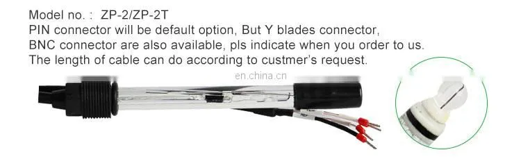 Water Level Industrial Ph Sensor Ph Glass Electrode