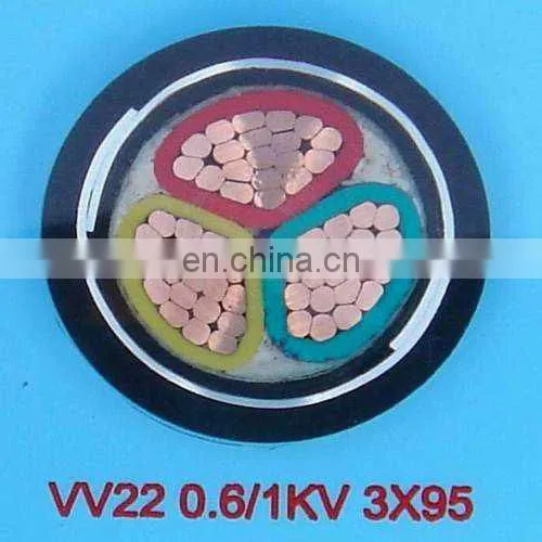 Copper Tape armoured power cable 3x35mm2