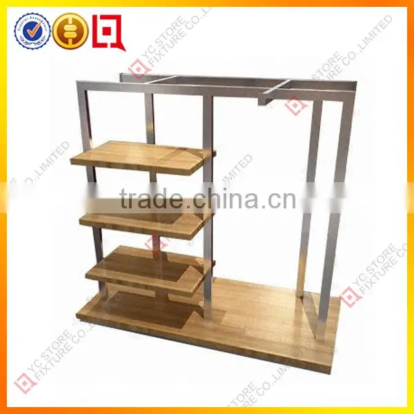 Wooden plate support display