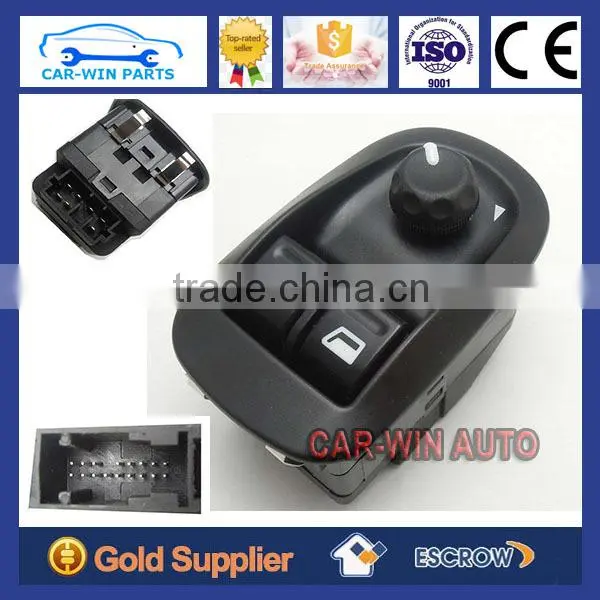 CAR POWER WINDOW SWITCH FOR PEUGEOT 206 306 WITH MIRROR SWITCH 6552 WP, WINDOW LIFTER SWITCH FOR PEUGEOT