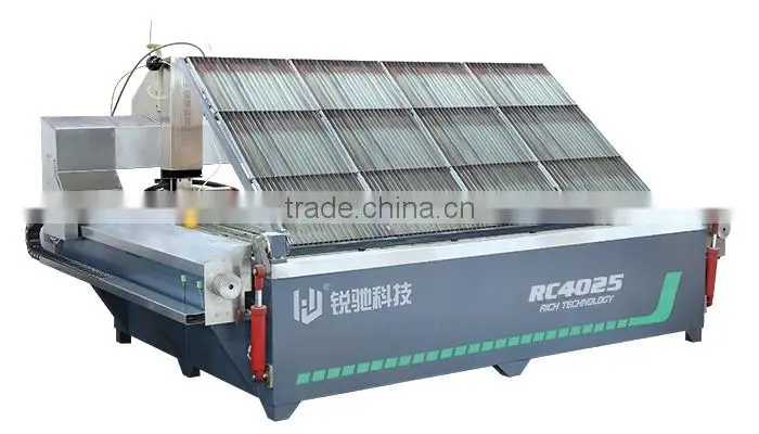 China competitive price 5 axis cnc water jet cutting marble machine