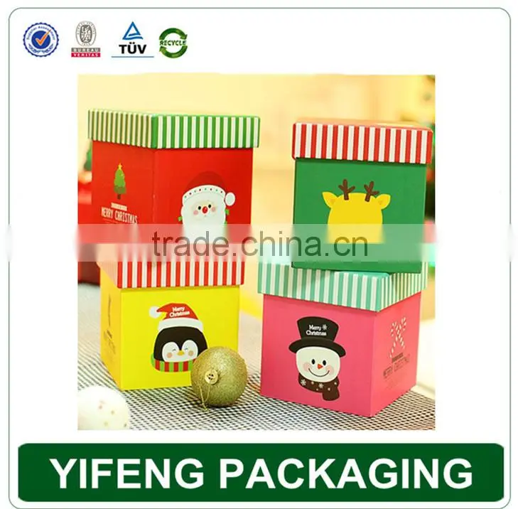 Guangzhou factory custom high-grade portable cardboard box with handle