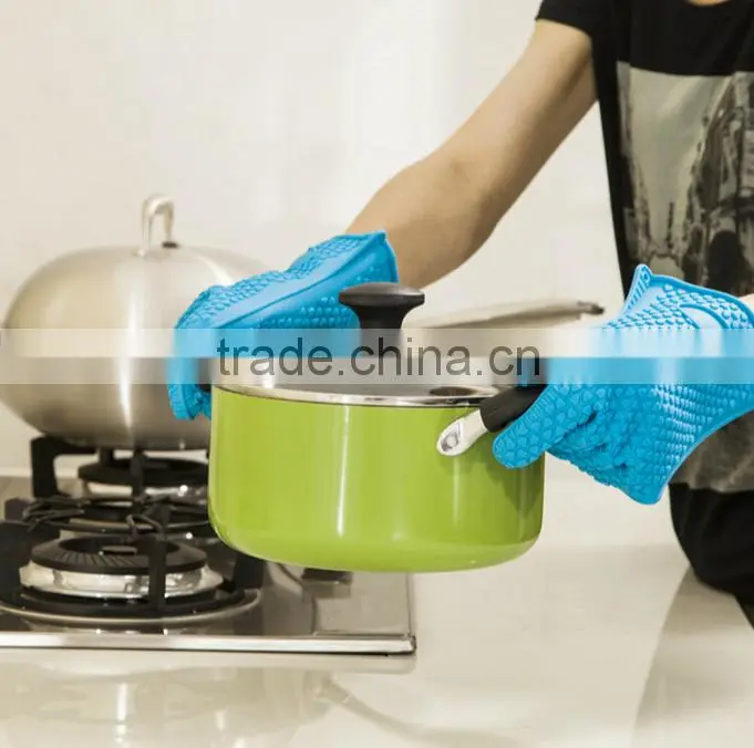 Heat Resistant Silicone BBQ Gloves