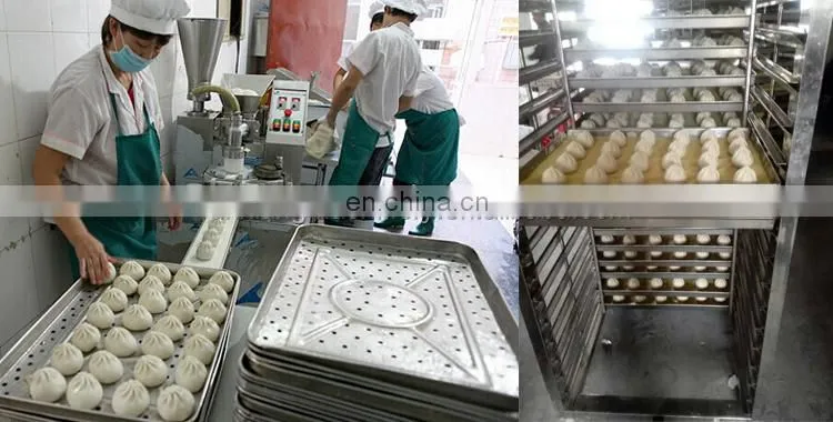 Vegetable and meat baozi making machine / rsteamed bun maker chinese meat dumpling machine