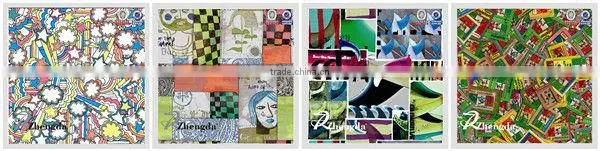 100% Polyester PVC Coated Print Fabric