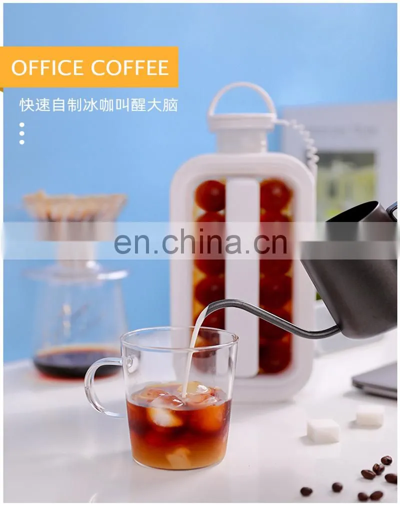 17 grids Ice Ball Kettle Ice Maker Mould with Lid Cube Mold Cubic Makers Container Trays