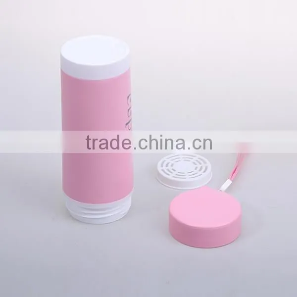 hot sale colorful sport Plastic water bottles with handle/infuse