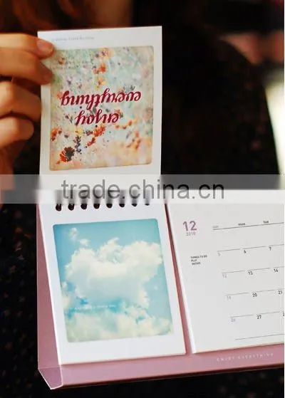 2015 Top quality & cheap printing calendar