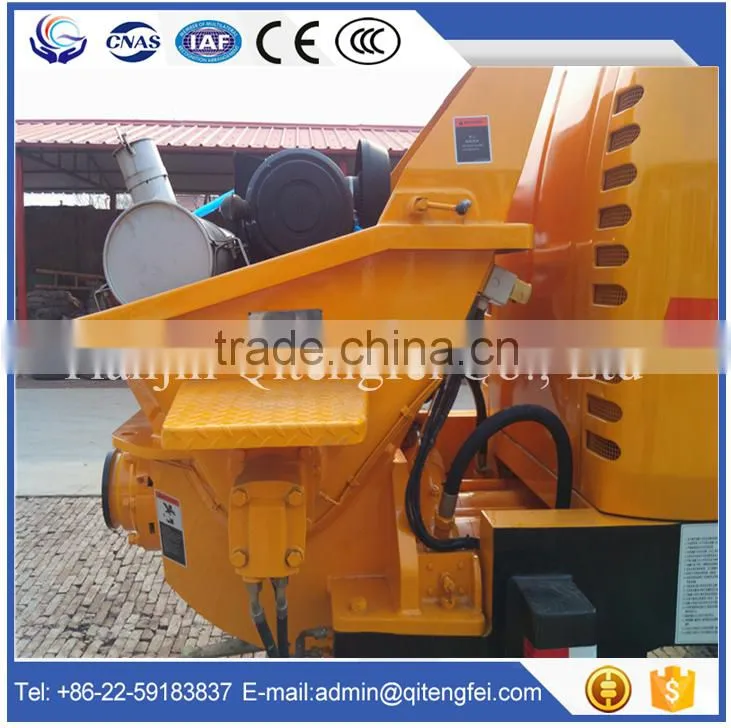 Zoomline high quality diesel concrete pump and mixer