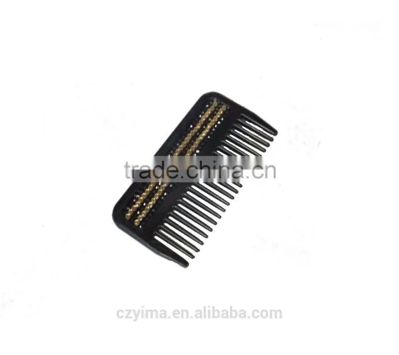 Hot! bling horse mane & tail comb with yellow black rhinestone/saddlery