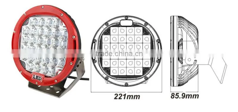 96W Led Work Light Driving Spot Beam Work Lights 4wd Offroad Camp LED-D3096