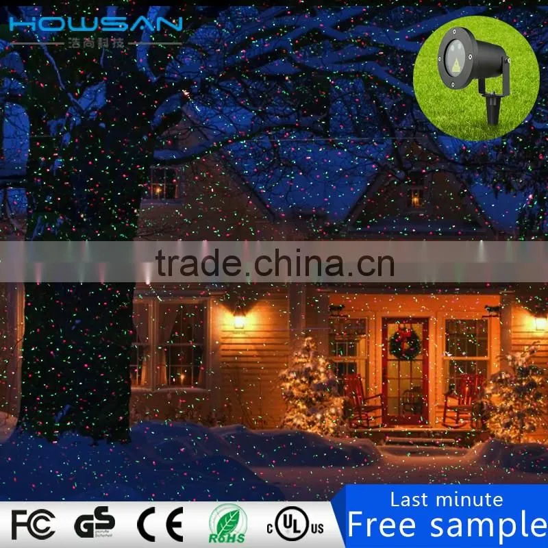 Self-design mini laser light show 12v multifunctional christmas lights projector outdoor