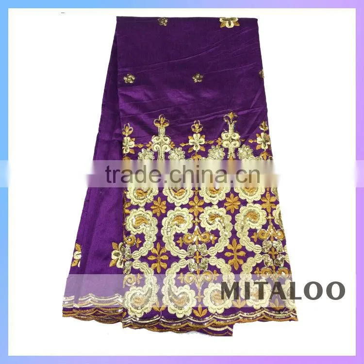 Mitaloo MGP0035 Fashionable George L:ace Fabric Fantastic Design George Lace For Party