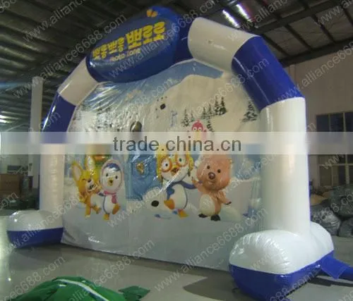 Pororo arch outdoor arch advertising inflatable arch